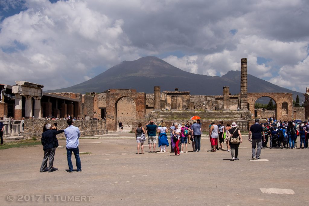 Pompei, Vesuv i bakgrunnen