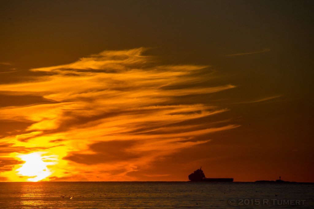 Solastranden solnedgang