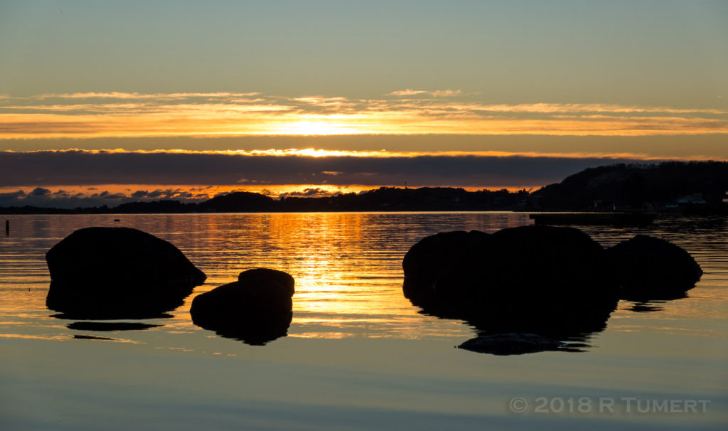 Hafrsjfjord solnedgang